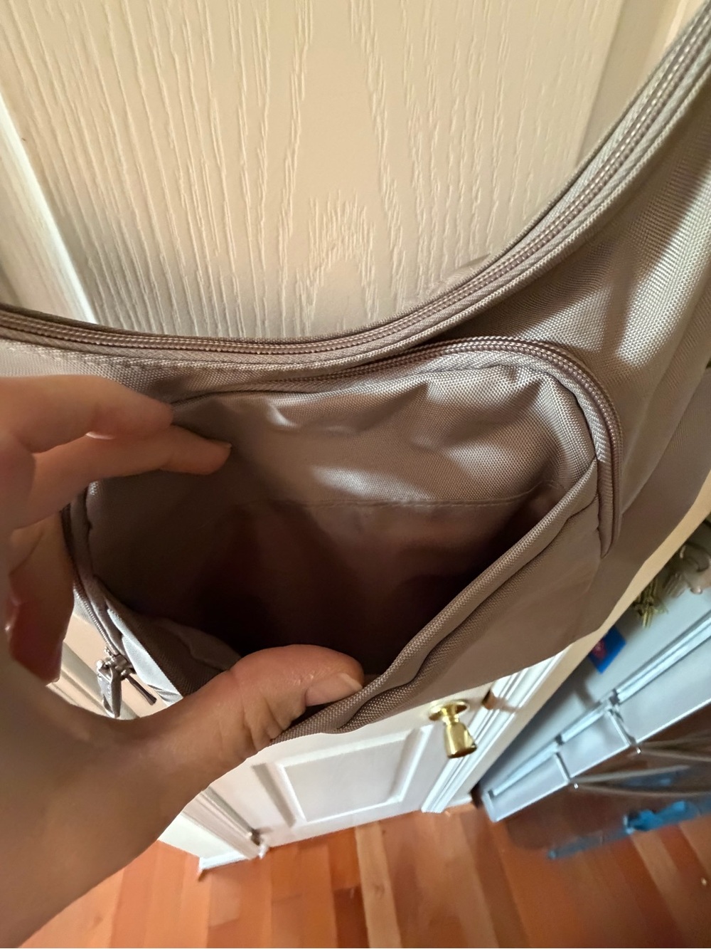Travelon Gray Crossbody Travel Bag - Picture 6 of 11